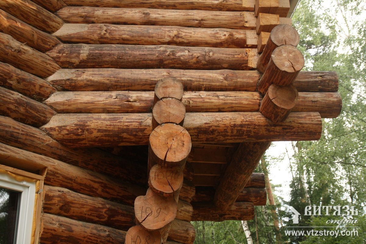 Ручная рубка срубов, технологии 23